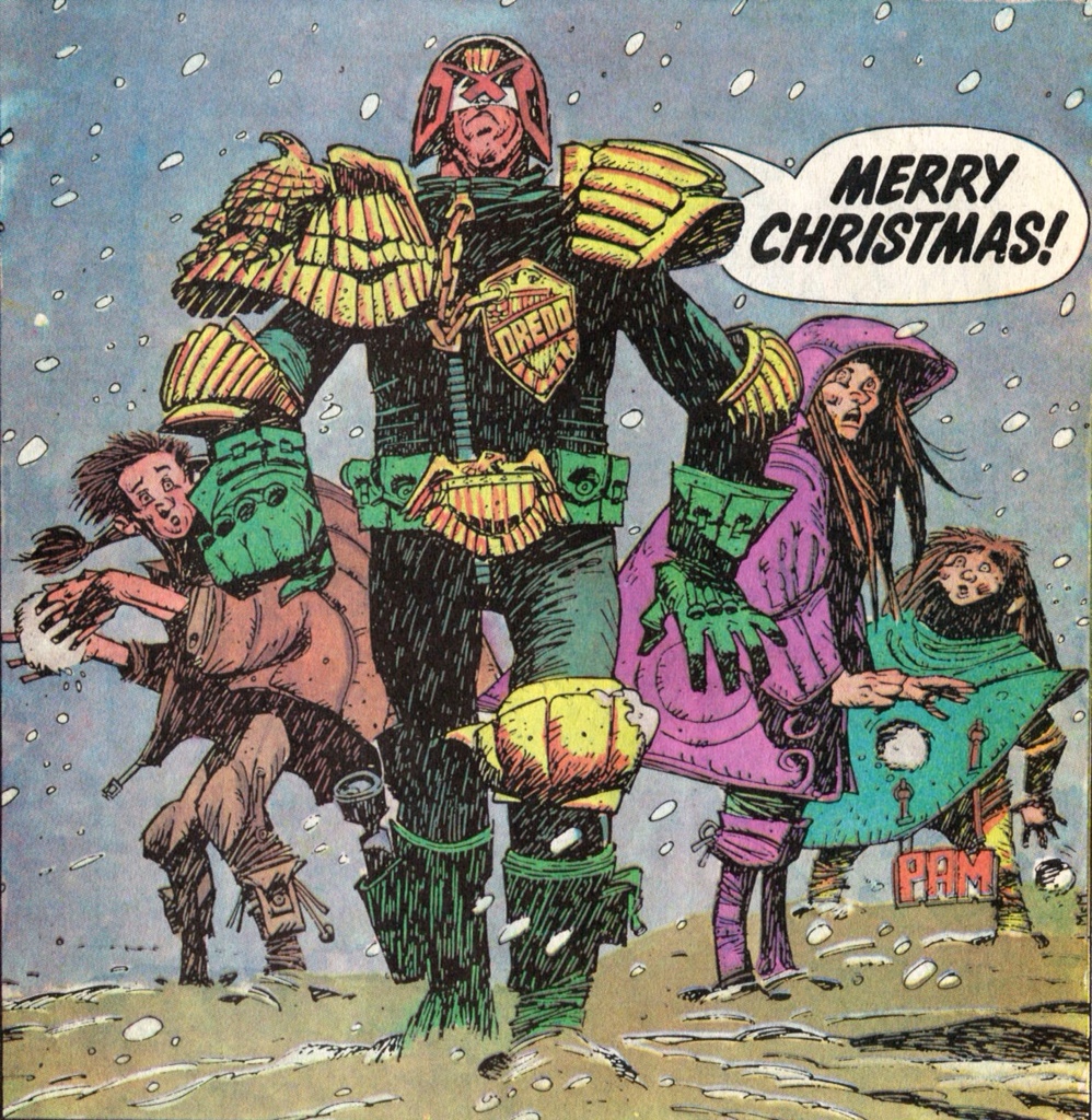 Mutants, Mayhem, Mistletoe – 2000AD at Christmastime – Tyger Tale