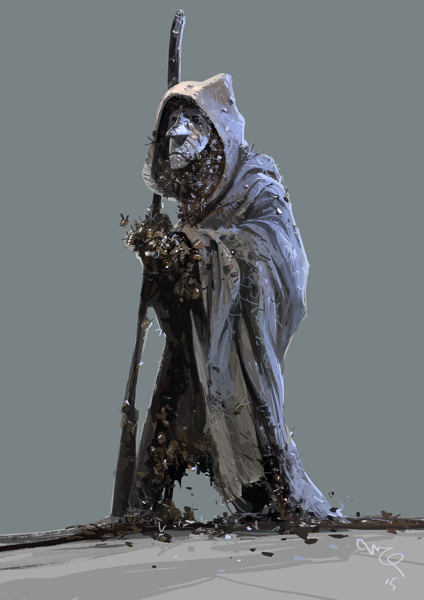 Railhead Concept art by Ian McQue