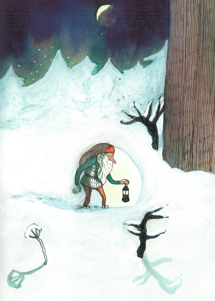 Tomten Drawing The Tomten by Astrid Lindgren and Kitty Crowther – Tyger Tale